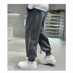 Boys Plus Velvet Pants Kids Thick Trousers Winter Warm Padded Sweatpants New Children's Fashion Casual Bottoms 5-14 Years