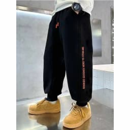Boys Plus Velvet Pants Kids Thick Trousers Winter Warm Padded Sweatpants New Children's Fashion Casual Bottoms 5-14 Years