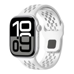 Silicone Strap For Apple Watch Bands 46mm 45mm 44mm 42mm 41mm 40mm 38mm Sport Correa Bracelet iWatch Series 11 10 9 8 7 6 SE 5 4