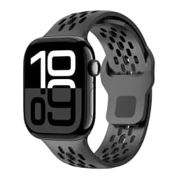Silicone Strap For Apple Watch Bands 46mm 45mm 44mm 42mm 41mm 40mm 38mm Sport Correa Bracelet iWatch Series 11 10 9 8 7 6 SE 5 4