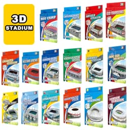 3D Stadium Puzzle Bernabeu Camp Nou Anfield Stadium League Football Stadium Model, Famous Buildings Children's 3d Puzzle Toys