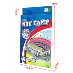3D Stadium Puzzle Bernabeu Camp Nou Anfield Stadium League Football Stadium Model, Famous Buildings Children's 3d Puzzle Toys