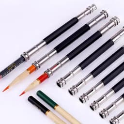 1/2/3pcs adjustable double/single headed pencil extension rack for sketching, school office painting, art and writing tools