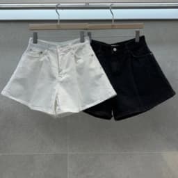 REALEFT Summer Washed High Waist Women's A-line Denim Shorts Pocket White 2025 New Casual Loose Wide Leg Jeans Shorts Female