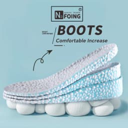 1Pair Boost Height Increase Shoes Insoles Men Women Soft Comfort Running Sports Insole for Feet 1.5/2.5/3.5cm Growing Shoe Pads