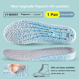 1Pair Boost Height Increase Shoes Insoles Men Women Soft Comfort Running Sports Insole for Feet 1.5/2.5/3.5cm Growing Shoe Pads