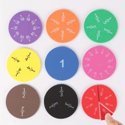 9-27pcs EVA Math Teaching Tool Fractions Mathematics Educational Aids for Understanding Addition Subtraction Demonstration Model