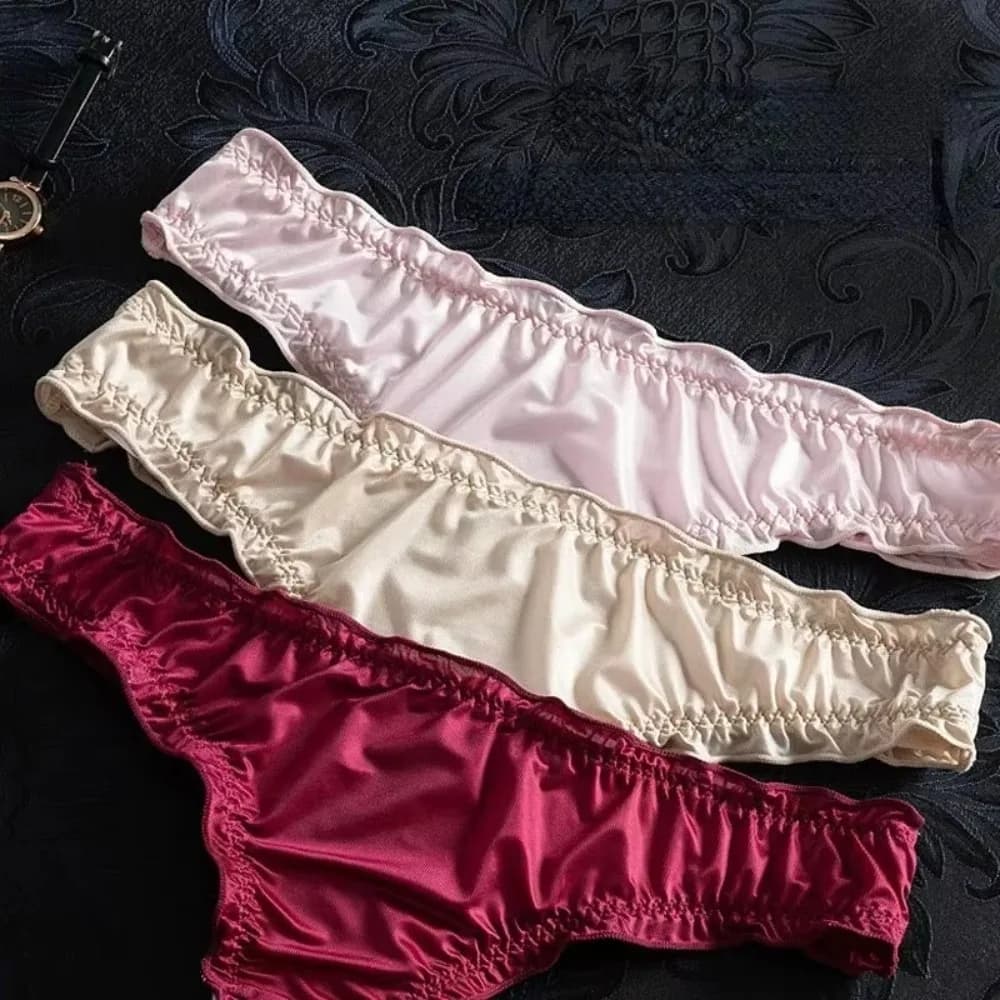 Trendy Ultra-thin Thong Underpants Seamless Ice Silk Women's Panties G-String Girls Intimates Lingerie Perspective Underwear