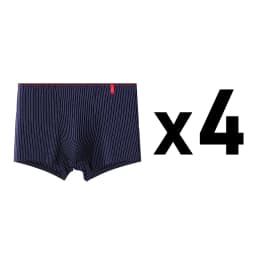 4 Pcs/Lot Boxer Men‘s Sexy Stripe Panties Underwear Sexy Knickers Underpants Shorts Fashion Under Wear Lingerie Boxers Briefs