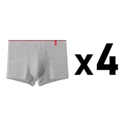 4 Pcs/Lot Boxer Men‘s Sexy Stripe Panties Underwear Sexy Knickers Underpants Shorts Fashion Under Wear Lingerie Boxers Briefs