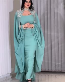 Customized Jersey Sequined Beading High Collar Sheath Midi Dresses Bespoke Occasion Exquisite Sparkle Formal Evening