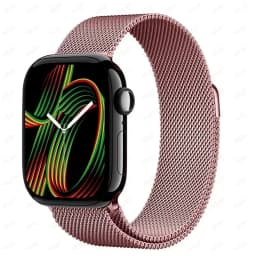 Milanese Strap For Apple Watch Ultra 2 49 46mm 42mm 44mm 40mm 45mm 41mm 38mm Bracelet For iWatch Series 10 9 3 6 5 SE 7 8 Strap