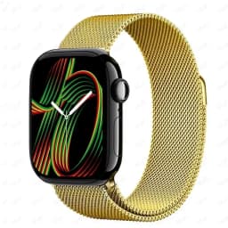 Milanese Strap For Apple Watch Ultra 2 49 46mm 42mm 44mm 40mm 45mm 41mm 38mm Bracelet For iWatch Series 10 9 3 6 5 SE 7 8 Strap