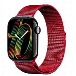 Milanese Strap For Apple Watch Ultra 2 49 46mm 42mm 44mm 40mm 45mm 41mm 38mm Bracelet For iWatch Series 10 9 3 6 5 SE 7 8 Strap
