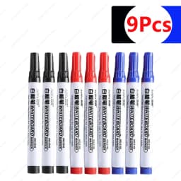 NeW!100-1pcs Erasable Whiteboard Marker Pen Teaching Chalk Blackboard Marker for Ceramics Glass Office School Art Stationery