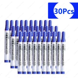 NeW!100-1pcs Erasable Whiteboard Marker Pen Teaching Chalk Blackboard Marker for Ceramics Glass Office School Art Stationery