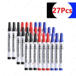NeW!100-1pcs Erasable Whiteboard Marker Pen Teaching Chalk Blackboard Marker for Ceramics Glass Office School Art Stationery