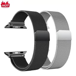 Milanese Strap For Apple Watch Ultra 2 49 46mm 42mm 44mm 40mm 45mm 41mm 38mm Bracelet For iWatch Series 10 9 3 6 5 SE 7 8 Strap