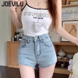 Women's Sexy Denim Shorts Y2K Petite High Waisted Hip Lifting Shorts with Personality 3D Bow Detail Slim Summer Hot Pants