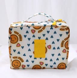 Girls Portable Travel Makeup Bag Waterproof Multi Compartment Multifunctional Cosmetic Make Up Toiletry Organizer for Women