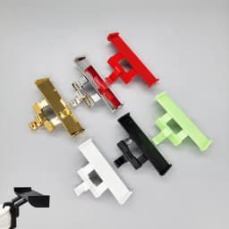 2pcs/lot spoiler wing for shoe buckles sandals charms fluorescence Cave Slipper tail decoration accessories kids adults gift