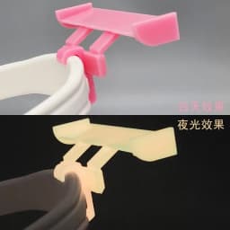 2pcs/lot spoiler wing for shoe buckles sandals charms fluorescence Cave Slipper tail decoration accessories kids adults gift