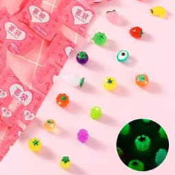 Mini Luminous Fruit Blind Bag Randomly Sends Fruit And Vegetable Creative Home Decoration Ornaments DIY Children's Holiday Gifts
