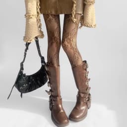 1 Piece Women 4 Colors Black White Wine Khaki Floral Romantic Hollow Out Lady Sexy Fashion Fishnet Tight Pantyhose