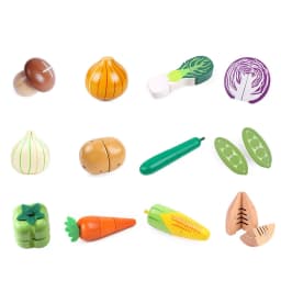 1PCS Wooden Toy Magnetic Cutting Fruit Vegetables Food Pretend Play Simulation Kitchen Role Play Educational Toys For Children