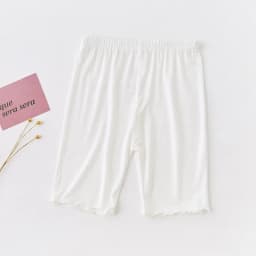 Summer Girls Pants Leggings Modal Cotton Bottoms Knee Medium-length Pants Solid Color Ruffles Legging for Kids Clothes 3-10 Year