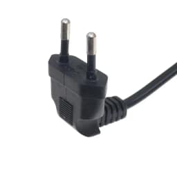 EU Schuko CEE7/16 to IEC320 C7 Angle Converter Angle Extension Cable for Samsung Philips Sony LED TV Figure8 AC Power Cord