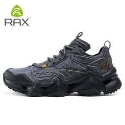 RAX winter men's and women's hiking shoes snow boots waterproof leather sports shoes super warm men's boots outdoor work shoes