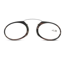 NONOR Men Women Magnifying Nose Clip Portable No Arm Reading Glasses TR90 Ultralight With Box +1.0+1.5 To +3.0