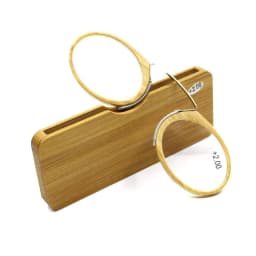NONOR Men Women Magnifying Nose Clip Portable No Arm Reading Glasses TR90 Ultralight With Box +1.0+1.5 To +3.0