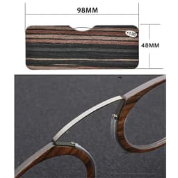 NONOR Men Women Magnifying Nose Clip Portable No Arm Reading Glasses TR90 Ultralight With Box +1.0+1.5 To +3.0