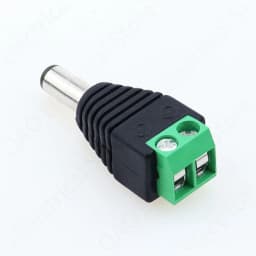 1 sets Male + Female 12V 2.1x5.5MM DC Power Jack Plug Audio AUX free welding socket Connector