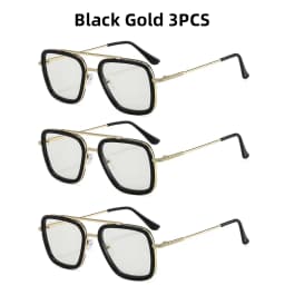Square Photochromic Glasses Men Anti Blue Light Blocking Eyeglasses Computer Ray Retro Unisex Tony Stark Goggles