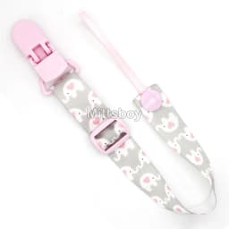 Fixed Button Baby Pacifier Clips Chains Ribbon Dummy Soother Holder Chains Anti-drop Buckle Strap for Pacifier Baby Feeding Gift