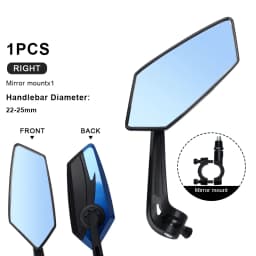 Bicyle Rear View Mirror Two-Color Wide Angle Reflector Clear Wide Range Bike Rearview Mirrors Cycling Flexible Left Right Mirror