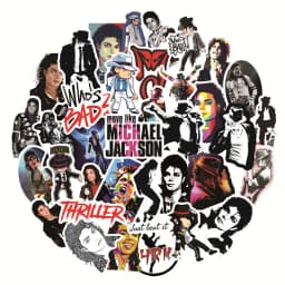 10/30/50PCS Rock Star Singer Michael Jackson Graffiti Stickers Motorcycle Luggage Guitar Skateboard Classic Toy Cool Sticker