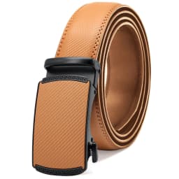 DOOPAI Mens Leather Belt Automatic Genuine Leather Belts Leisure Fashion Ratchet Belts for Men Pants Waistband Ремень