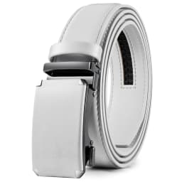 DOOPAI Mens Leather Belt Automatic Genuine Leather Belts Leisure Fashion Ratchet Belts for Men Pants Waistband Ремень