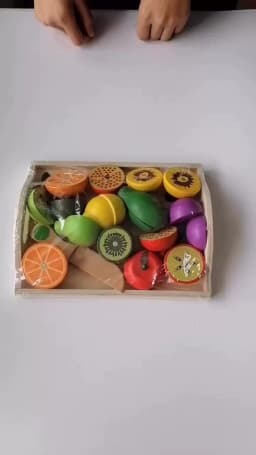 Simulation Kitchen Pretend Toy Wooden Classic Game Montessori Educational Toy For Children Kids Gift Cutting Fruit Vegetable Set