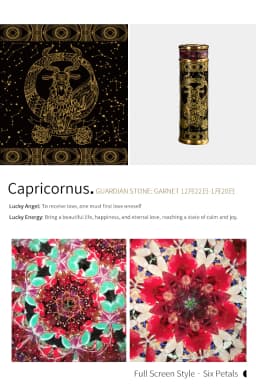 MORLENS 12 Constellation Kaleidoscope With Crystals and Healing Stones  Handmade Customized Birthday Gift Toy For Man Woman