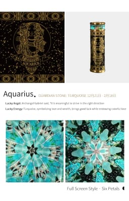 MORLENS 12 Constellation Kaleidoscope With Crystals and Healing Stones  Handmade Customized Birthday Gift Toy For Man Woman