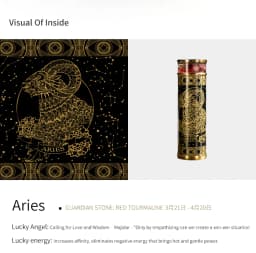 MORLENS 12 Constellation Kaleidoscope With Crystals and Healing Stones  Handmade Customized Birthday Gift Toy For Man Woman