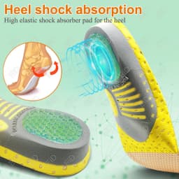 Premium Orthotic Gel Insoles Orthopedic Flat Foot Health Sole Pad For Shoes Insert Arch Support Pad For Plantar fasciitis Unisex