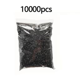 10000pcs / Bag 2.6mm Mini Hama Beads Kids DIY Toy Colormixing White Black Skin Color Fuse Beads Learning Toys for Children