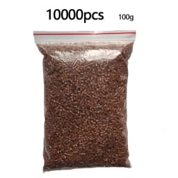 10000pcs / Bag 2.6mm Mini Hama Beads Kids DIY Toy Colormixing White Black Skin Color Fuse Beads Learning Toys for Children