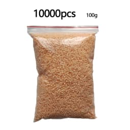 10000pcs / Bag 2.6mm Mini Hama Beads Kids DIY Toy Colormixing White Black Skin Color Fuse Beads Learning Toys for Children